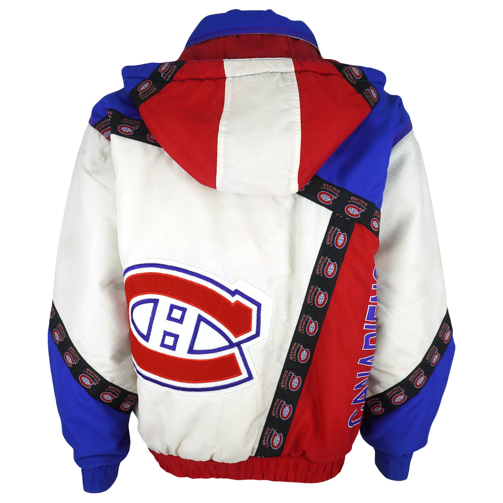 NHL - Montreal Canadiens Puffer Jacket 1990s Medium Vintage Retro Hockey