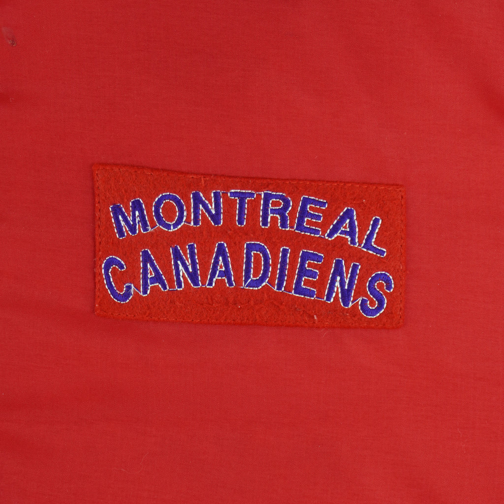 NHL - Montreal Canadiens Puffer Jacket 1990s Medium Vintage Retro Hockey