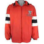 NCAA (Prime Ticket) - UNLV Runnin Rebels Hooded Puffer Jacket 1990s Large Vintage Retro