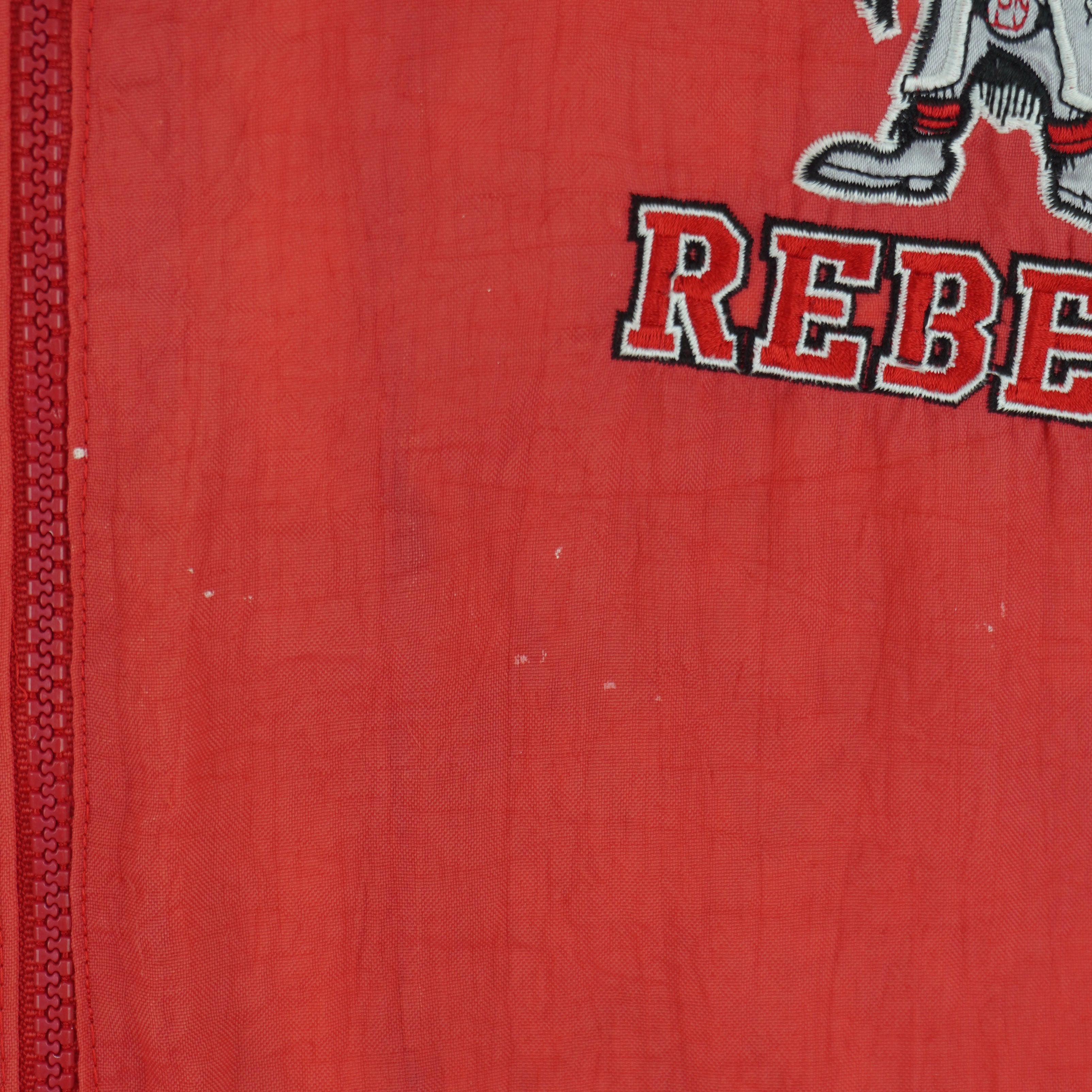 NCAA (Prime Ticket) - UNLV Runnin Rebels Hooded Puffer Jacket 1990s Large Vintage Retro