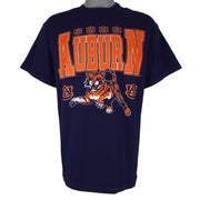 NCAA (TNT) - Auburn Tigers Big Spell-Out T-Shirt 1990s Large Vintage Retro