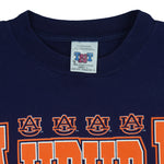 NCAA (TNT) - Auburn Tigers Big Spell-Out T-Shirt 1990s Large Vintage Retro