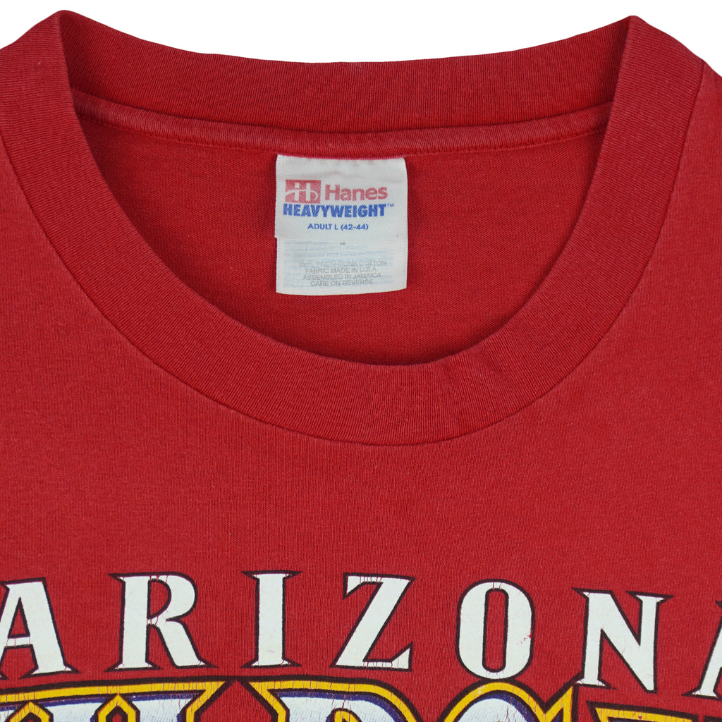 NCAA (Hanes) - Arizona Wildcats National Champions T-Shirt 1997 Large Vintage Retro