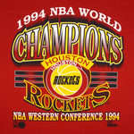 NBA (Spectator) - Houston Rockets World Champions T-Shirt 1994 X-Large Vintage Retro Basketball