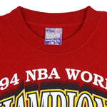 NBA (Spectator) - Houston Rockets World Champions T-Shirt 1994 X-Large Vintage Retro Basketball
