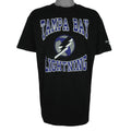 NHL (Hanes) - Tampa Bay Lightning Single Stitch T-Shirt 1990s X-Large Vintage Retro Hockey