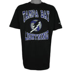 NHL (Hanes) - Tampa Bay Lightning Single Stitch T-Shirt 1990s X-Large
