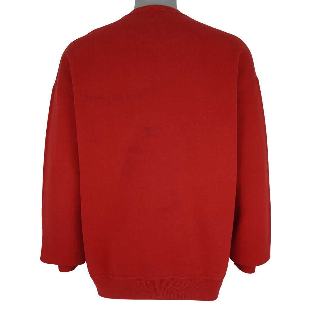 NFL (Jostens) - San Francisco 49ers X Taz Crew Neck Sweatshirt 1992 Large Vintage Retro Football