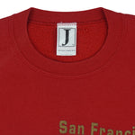 NFL (Jostens) - San Francisco 49ers X Taz Crew Neck Sweatshirt 1992 Large Vintage Retro Football
