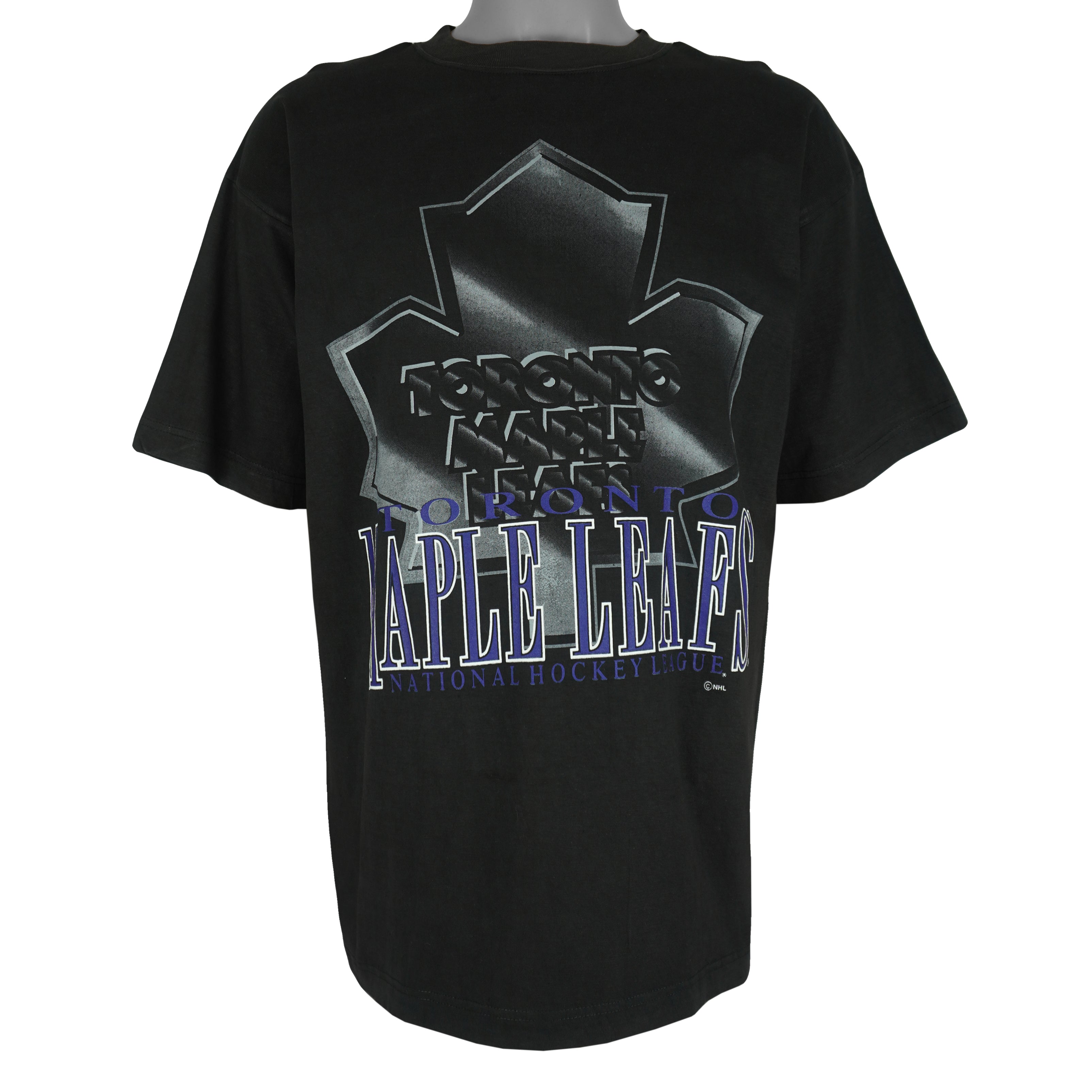 NHL (Competitor) - Toronto Maple Leafs T-Shirt 1990s Large Vintage Retro Hockey