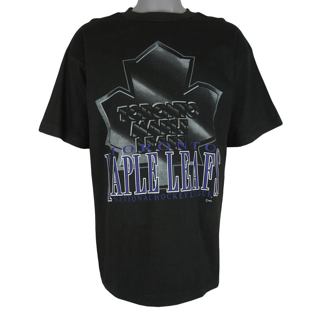 NHL (Competitor) - Toronto Maple Leafs T-Shirt 1990s Large Vintage Retro Hockey