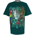 Vintage (Habitat) - Rainforest Bronx Zoo Animals T-Shirt 1990s X-Large Vintage Retro