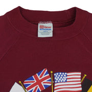 Vintage (Hanes) - USA Olympic Countries Flag Sweatshirt 1996 X-Large Vintage Retro