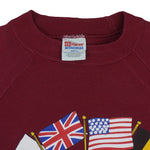 Vintage (Hanes) - USA Olympic Countries Flag Sweatshirt 1996 X-Large Vintage Retro