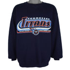 Puma (NFL) - Tennessee Titans AFC Champions Crew Neck Sweatshirt 2000s Large Vintage Retro Football