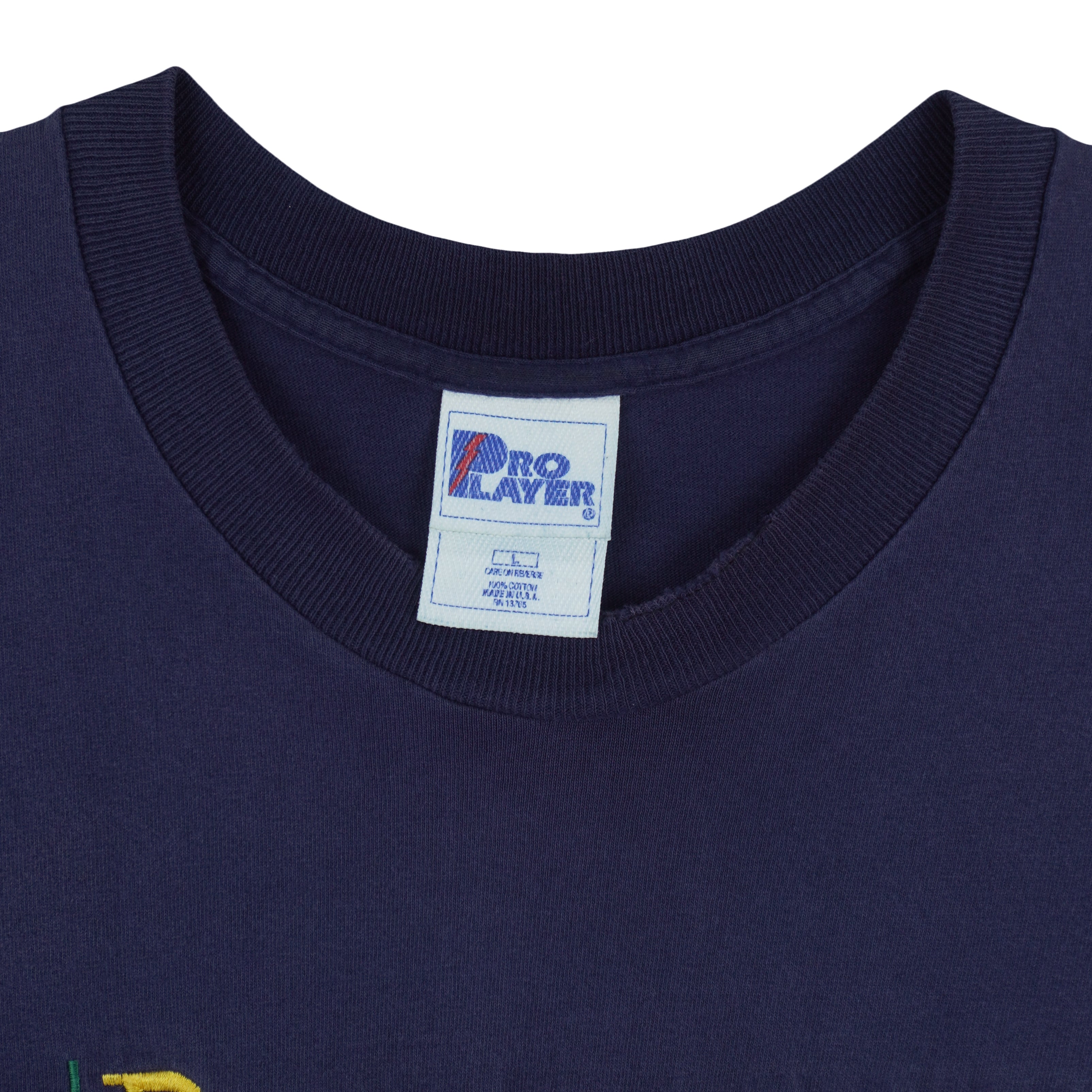 MLB (Pro Player) - Milwaukee Brewers Baseball Embroidered T-Shirt 1998 Large Vintage Retro Baseball