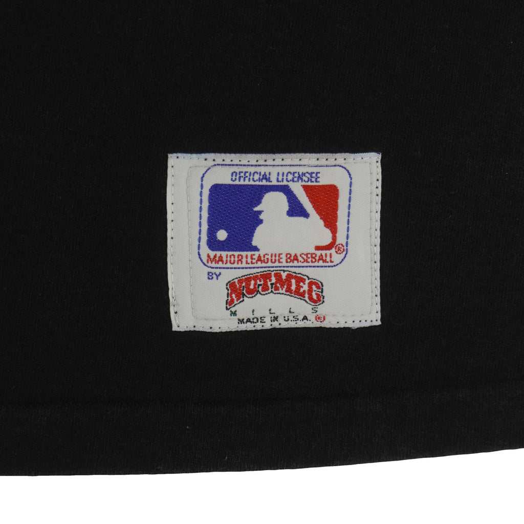 MLB (Nutmeg) - Minnesota Twins Chuck Knoblauch Autographed T-Shirt 1992 X-Large Vintage Retro Baseball