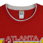 NBA (Competitor) - Atlanta Hawks Roll Ups Sleeves T-Shirt 1990s X-Large Vintage Retro Basketball
