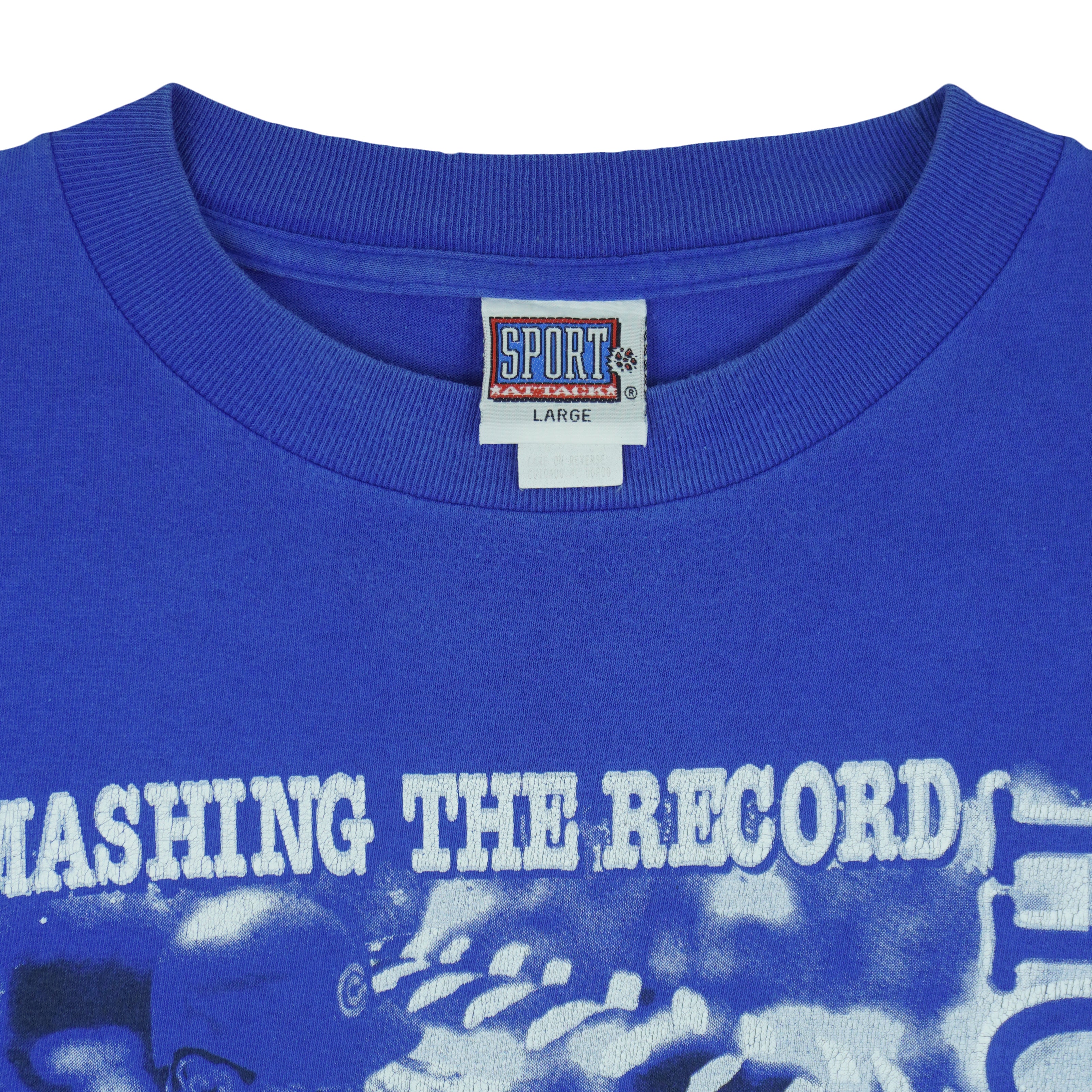 MLB (Sport Attack) - Chicago Cubs Sammy Sosa Home Run T-Shirt 1998 Large Vintage Retro Baseball