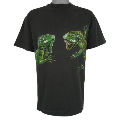 Vintage (Hanes) - The Chameleons Animal Print Single Stitch T-Shirt 1991 Large