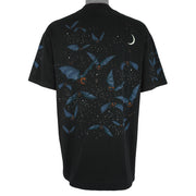 Vintage (Harborside) - Night Bats Animal Print T-Shirt 1990s X-Large Vintage Retro