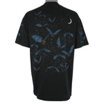 Vintage (Harborside) - Night Bats Animal Print T-Shirt 1990s X-Large Vintage Retro