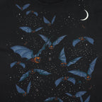 Vintage (Harborside) - Night Bats Animal Print T-Shirt 1990s X-Large Vintage Retro