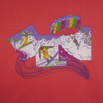 Vintage - Snow Sports Mountain Crew Neck Sweatshirt 1990s X-Large Vintage Retro