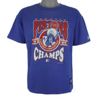 Starter (NBA) - Detroit Pistons Eastern Conference Champs T-Shirt 1989 Large Vintage Retro Basketball