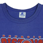 Starter (NBA) - Detroit Pistons Eastern Conference Champs T-Shirt 1989 Large Vintage Retro Basketball
