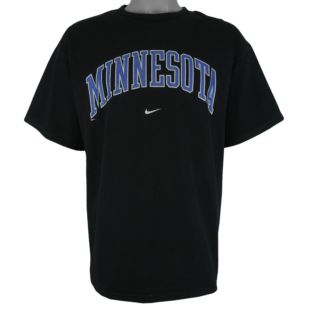 Nike - Minnesota Timberwolves Spell-Out T-Shirt 1990s Large Vintage Retro Basketball