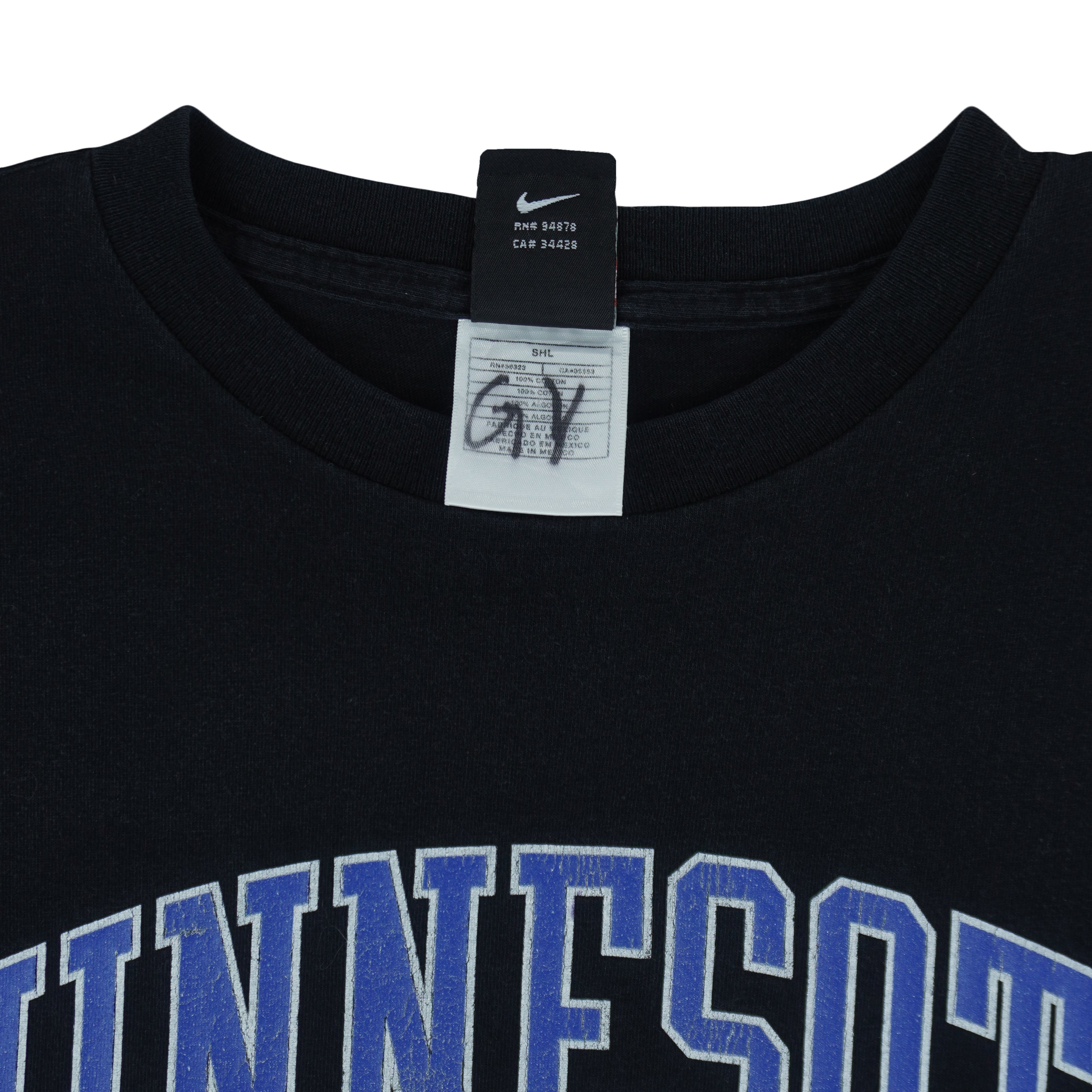Nike - Minnesota Timberwolves Spell-Out T-Shirt 1990s Large Vintage Retro Basketball