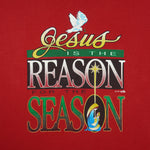 Vintage (Lee) - Christmas Jesus Is The Reason Crew Neck Sweatshirt 1997 Large Vintage Retro