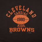 NFL (Nutmeg) - Cleveland Browns Cardiac Kids Crew Neck Sweatshirt 1994 X-Large Vintage Retro Football