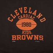 NFL (Nutmeg) - Cleveland Browns Cardiac Kids Crew Neck Sweatshirt 1994 X-Large Vintage Retro Football