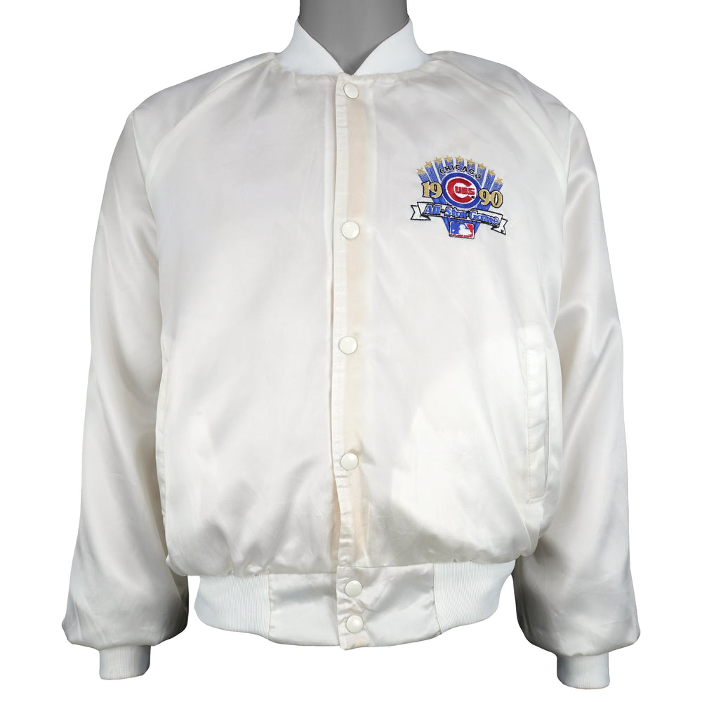 MLB (Chalk Line) - Chicago Cubs All Star Game Satin Jacket 1990 Medium Vintage Retro Baseball