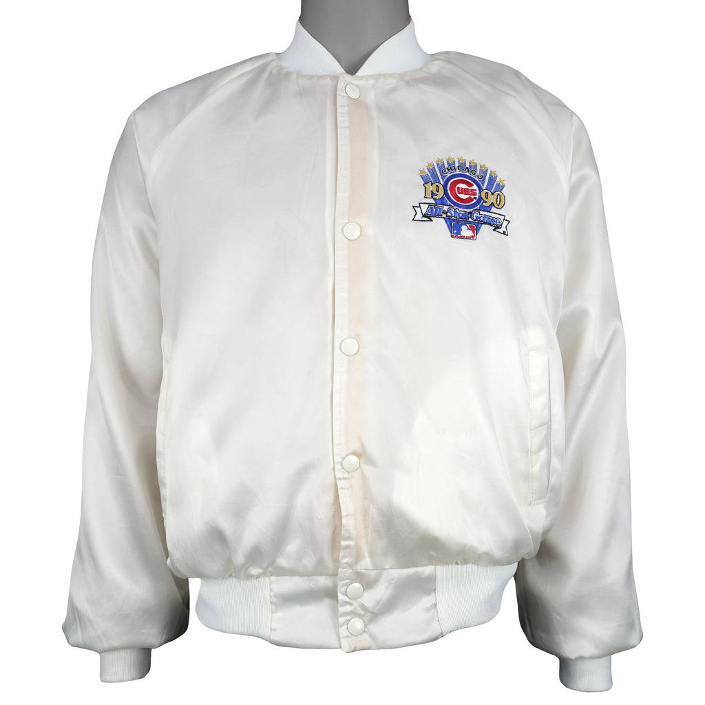 MLB (Chalk Line) - Chicago Cubs All Star Game Satin Jacket 1990 Medium Vintage Retro Baseball