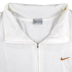 Nike - White Embroidered Logo Windbreaker 1990s X-Large Vintage Retro