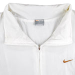 Nike - White Embroidered Logo Windbreaker 1990s X-Large Vintage Retro