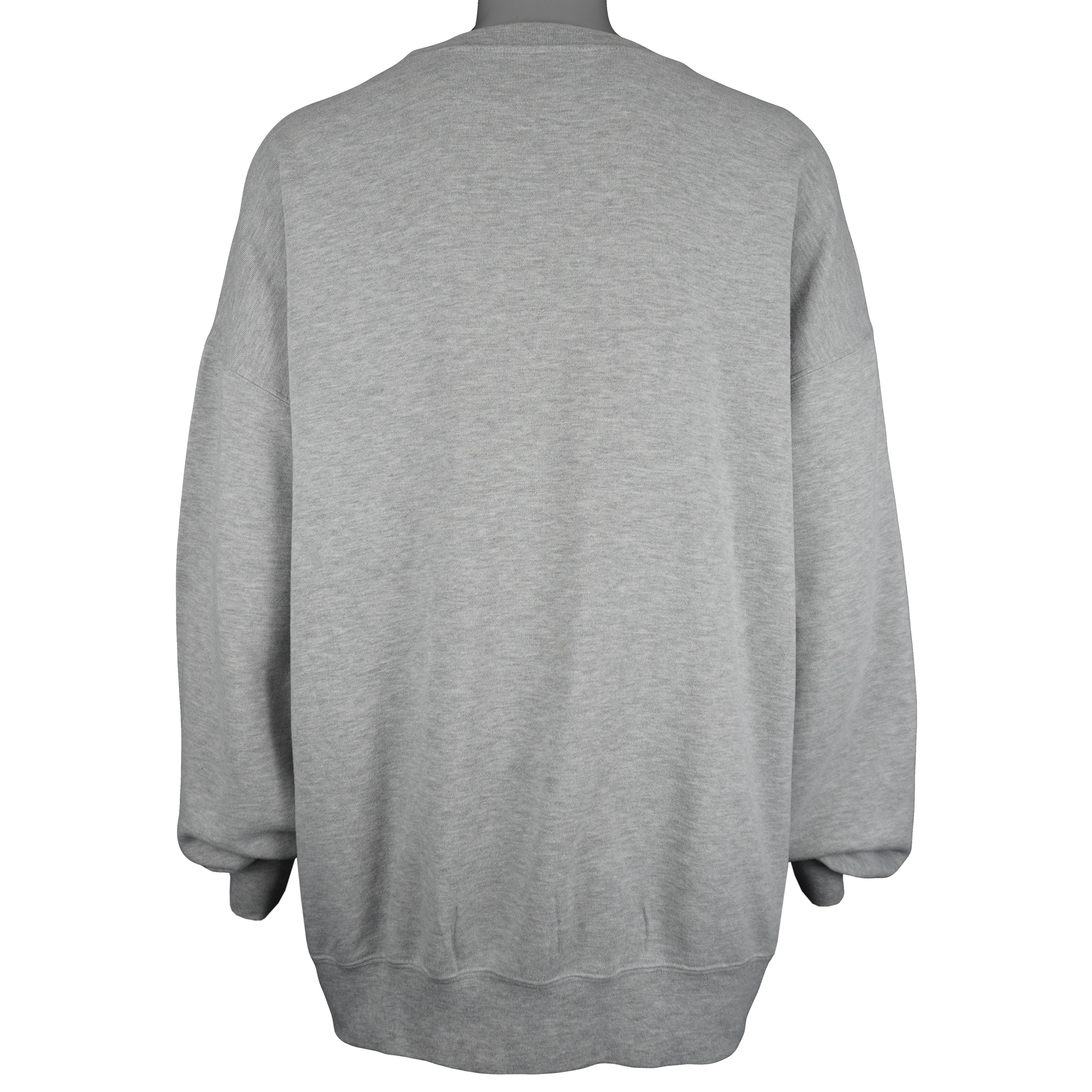 Vintage NFL (Majestic) - Tennessee Titans Embroidered Crew Neck Sweatshirt 1990s 3X-Large in gray