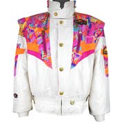Ellesse - Crazy Pattern Ski Jacket 1990s Large Vintage Retro