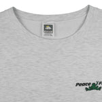 Vintage - Grey Peace Frogs Crew Neck Sweatshirt 1994 X-Large Vintage Retro