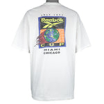 Reebok - Soccer Cup Big Logo Single Stitch T-Shirt 1997 XX-Large Vintage Retro