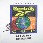 Reebok - Soccer Cup Big Logo Single Stitch T-Shirt 1997 XX-Large Vintage Retro