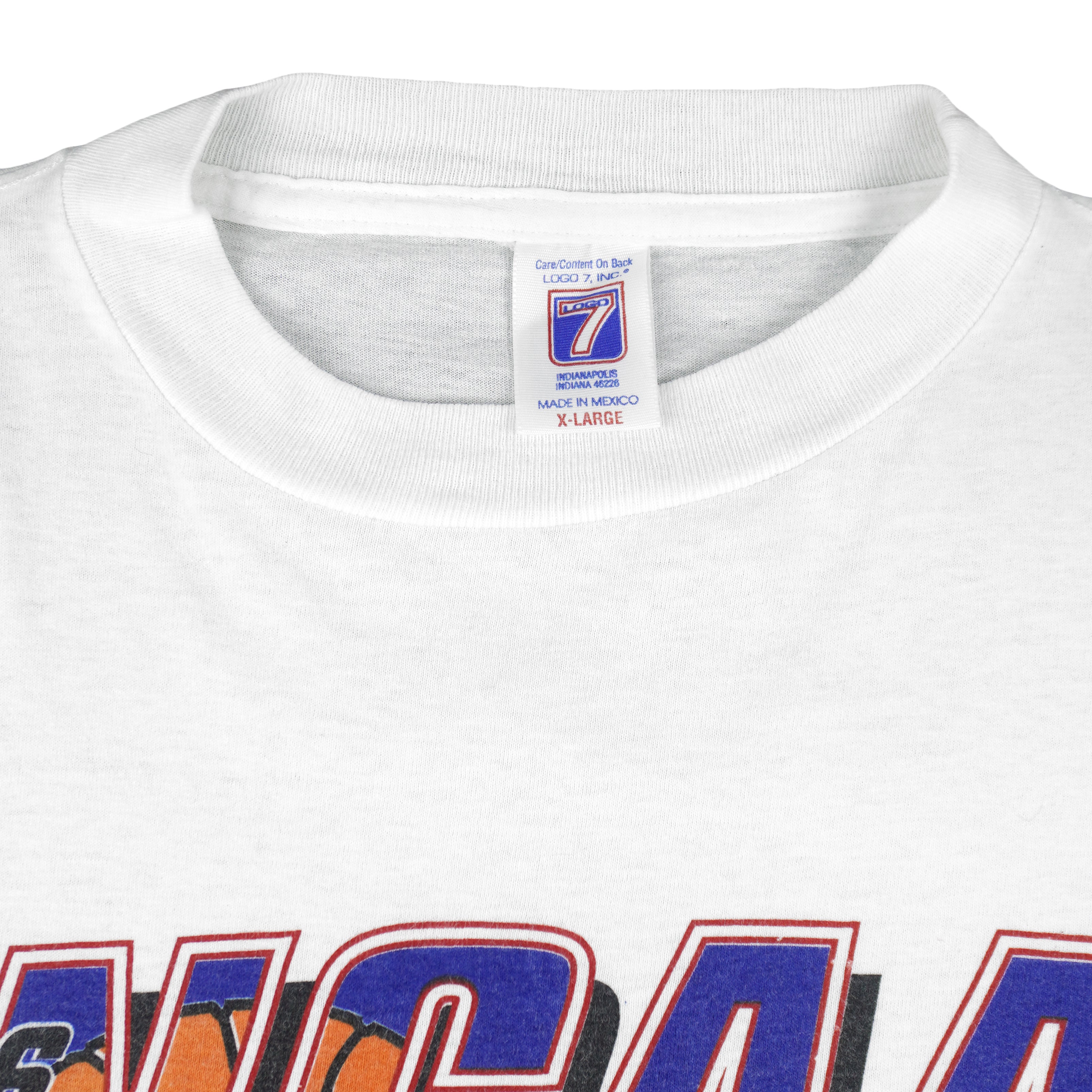 NCAA (Logo 7) - Basketball Final Four Champions T-Shirt 1996 X-Large Vintage Retro Basketball