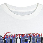 Vintage NFL (Riddell) - Tennessee Oilers Helmet T-Shirt 1998 X-Large Tall in white