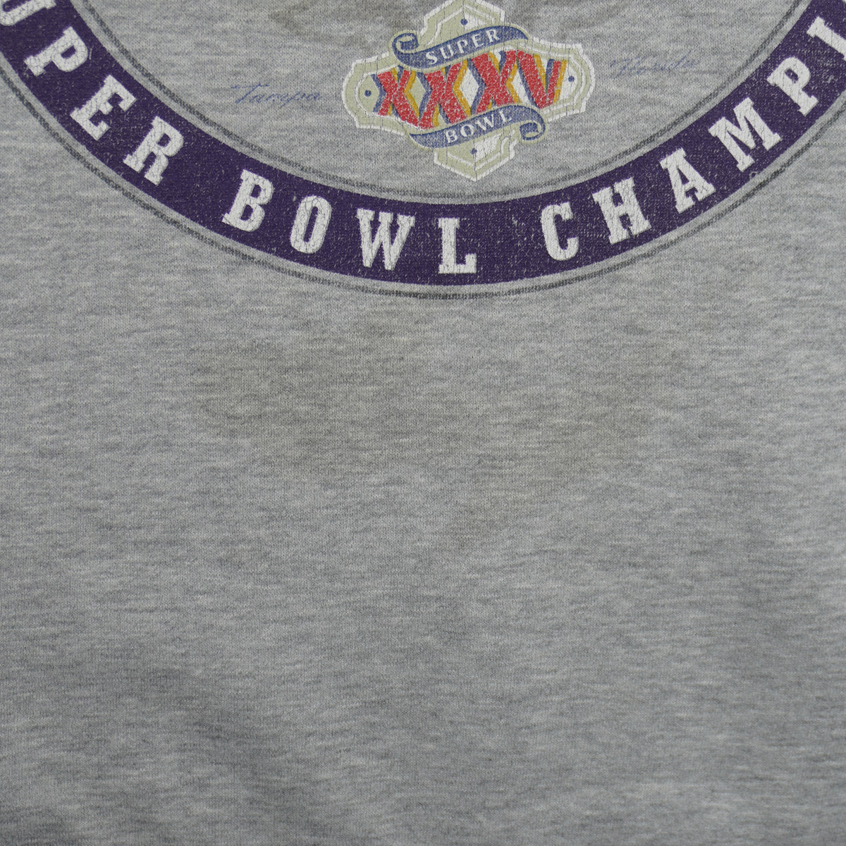 Nike - NFL Baltimore Ravens, Super Bowl XXXV Champions Crew Neck Sweatshirt 1990s Large Vintage Retro Football