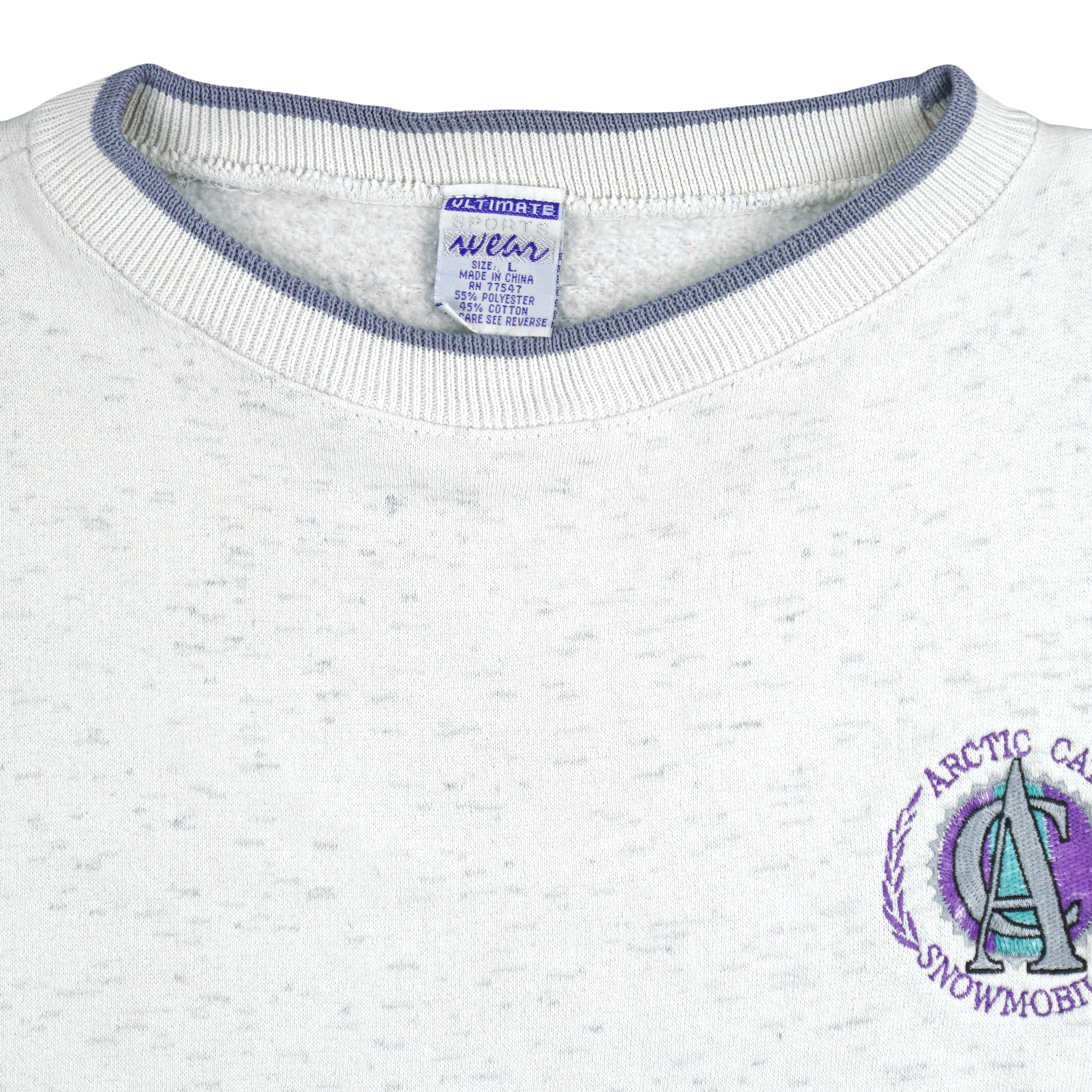 Vintage - Arctic Cat Snowmobiles Crew Neck Sweatshirt 1990s Large Vintage Retro