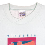 NCAA (Gear) - Virginia Tech spell-Out Crew Neck Sweatshirt 1990s Large Vintage Retro