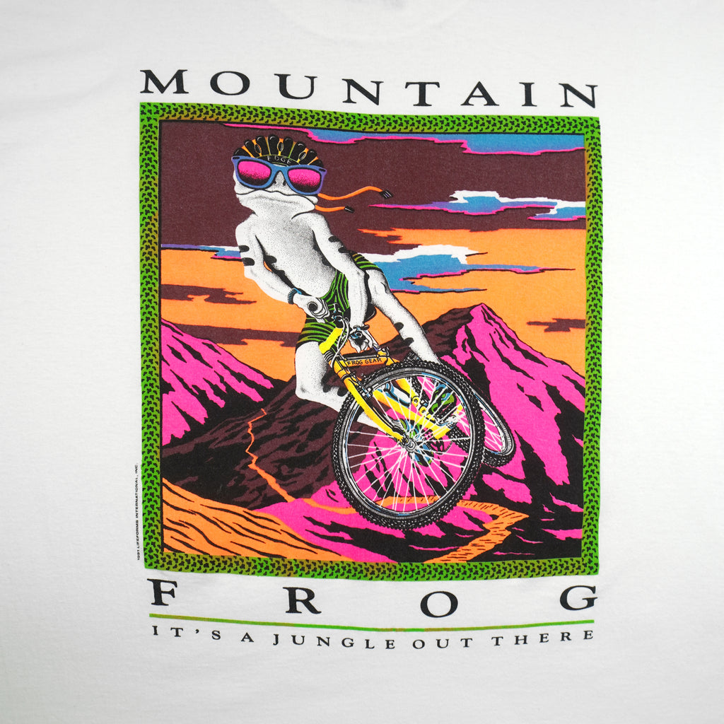 Vintage (Lifeforms) - Mountain Frog Single Stitch T-Shirt 1991 X-Large Vintage Retro